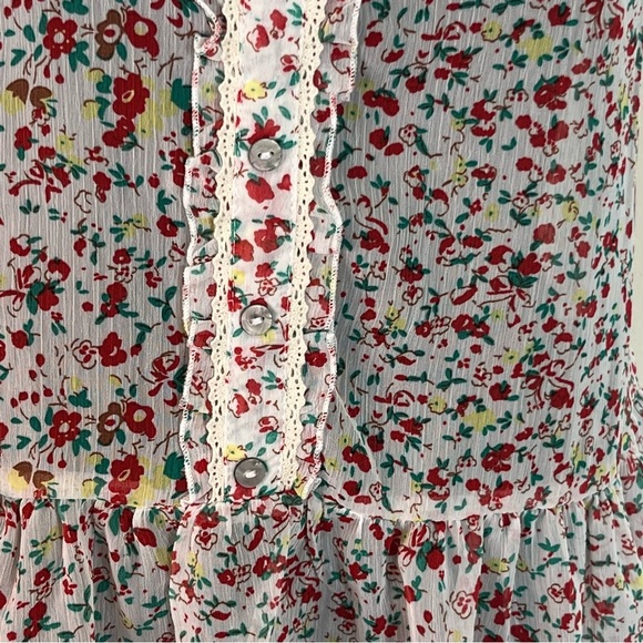 Mossimo Floral Print Flowy Tank - Picture 4 of 12